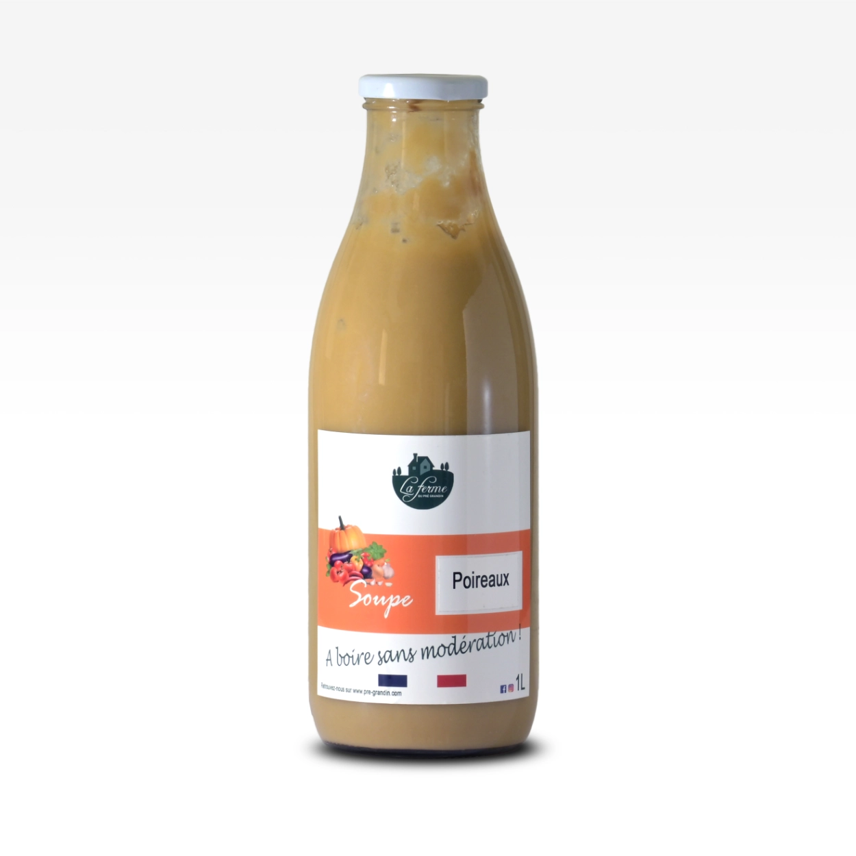Soupe poireaux Soupe poireaux La ferme du Pré Grandin